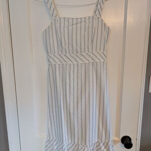 LOFT Elegant Cream Cotton Top